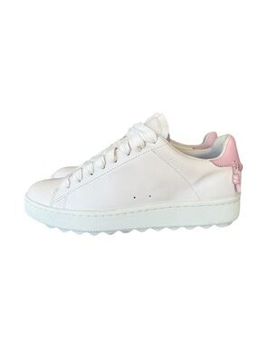 Coach Leather Low Top Sneakers, Women’s 9 Minimalist
